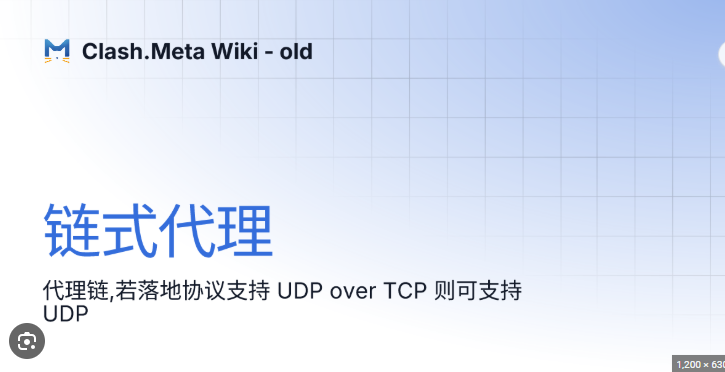 OpenClash 里的“链式代理”是什么意思？