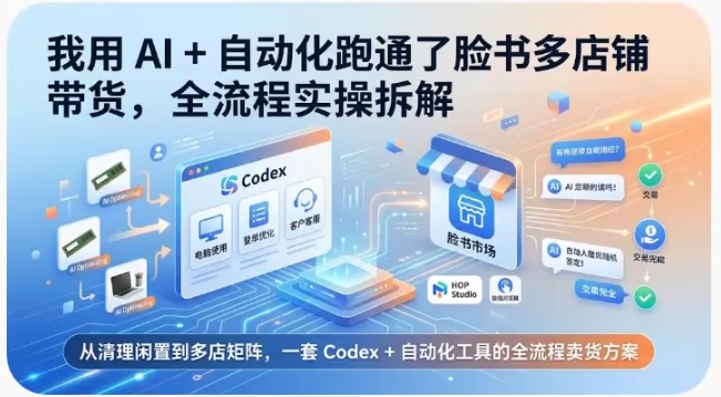 一个人 + 一套 AI，我把 Facebook 卖货跑成了自动化